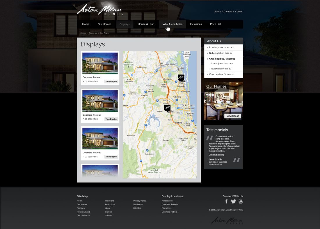 aston-milan-homes-web-design-portfolio-gold-coast-web-development-brisbane-new-business-media